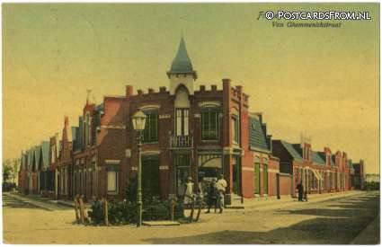Franeker, Van Ghemmenichstraat ansichtkaart: Franeker, Van Ghemmenichstraat