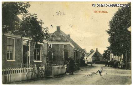 ansichtkaart: Holwierde, --
