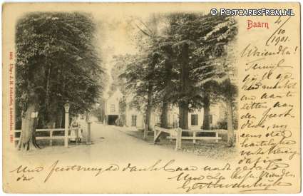 Baarn, -- ansichtkaart: Baarn, --