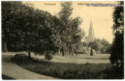 Bergen op Zoom, Volkspark ansichtkaart: Bergen op Zoom, Volkspark