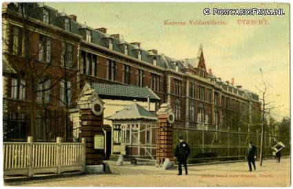 Utrecht, Kazerne Veldartillerie ansichtkaart: Utrecht, Kazerne Veldartillerie