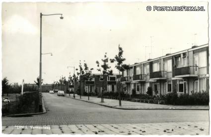 ansichtkaart: Pernis, Vermaetweg