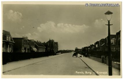 Pernis, Burg. v. Esstraat ansichtkaart: Pernis, Burg. v. Esstraat