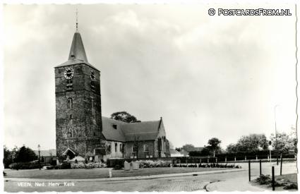 ansichtkaart: Veen, Ned. Herv. Kerk