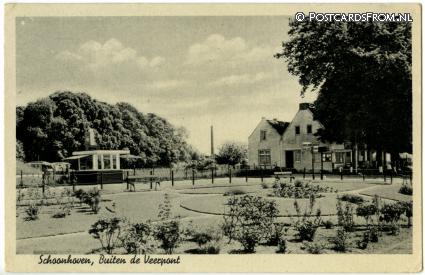 ansichtkaart: Schoonhoven, Buiten de Veerpont