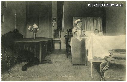Groningen, Diaconessenhuis. Klassekamer ansichtkaart: Groningen, Diaconessenhuis. Klassekamer