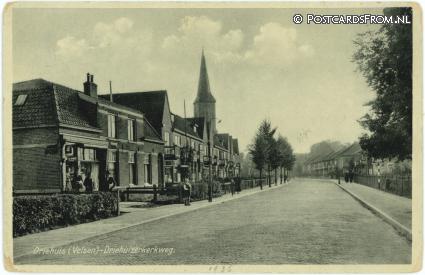 ansichtkaart: Driehuis NH, Velsen. Driehuizerkerkweg