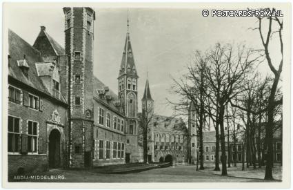 Middelburg, Abdij ansichtkaart: Middelburg, Abdij