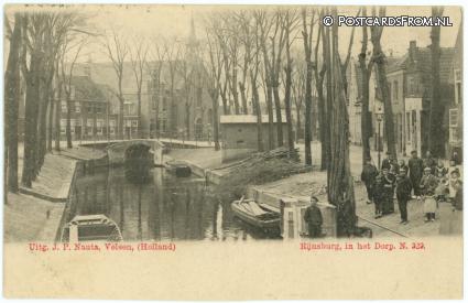 Rijnsburg, In het Dorp ansichtkaart: Rijnsburg, In het Dorp