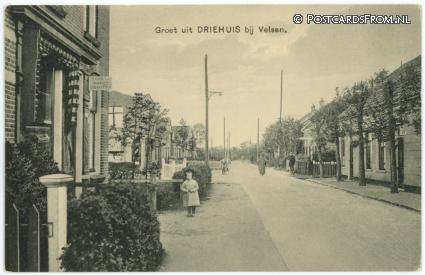 ansichtkaart: Driehuis NH, Groet uit Driehuis bij Velsen