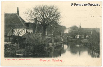 Rijnsburg, Groete uit ansichtkaart: Rijnsburg, Groete uit