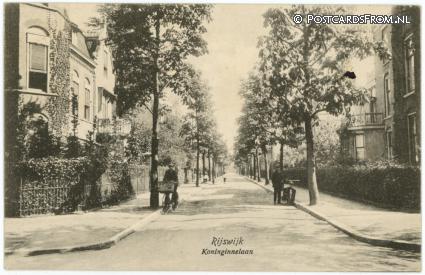 Rijswijk ZH, Koninginnelaan ansichtkaart: Rijswijk ZH, Koninginnelaan