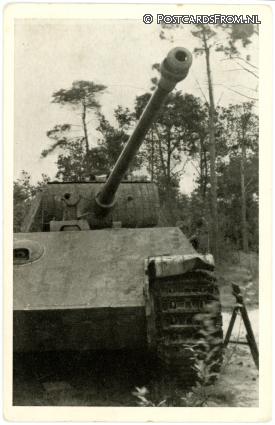 ansichtkaart: Overloon, Oorlogsmuseum. Duitse Pantertank