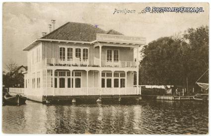 ansichtkaart: Warmond, Paviljoen 'de Leede'