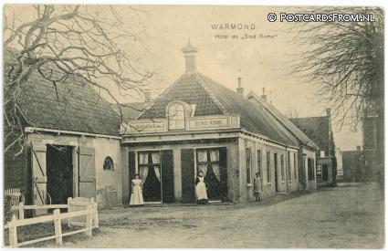 ansichtkaart: Warmond, Hotel de 'Stad Rome'