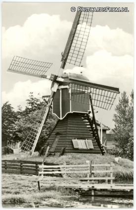 ansichtkaart: Warmond, Veerpolder