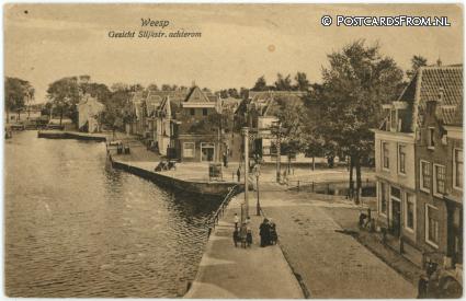 Weesp, Gezicht Slijkstr. achterom ansichtkaart: Weesp, Gezicht Slijkstr. achterom