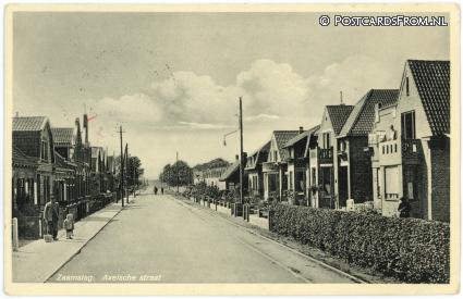 Zaamslag, Axelsche straat ansichtkaart: Zaamslag, Axelsche straat