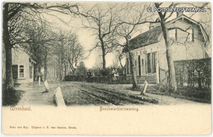 ansichtkaart: Ulvenhout, Boschwachterswoning