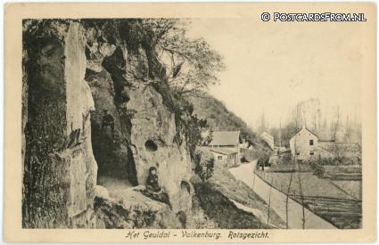 Valkenburg LB, Het Geuldal. Rotsgezicht ansichtkaart: Valkenburg LB, Het Geuldal. Rotsgezicht